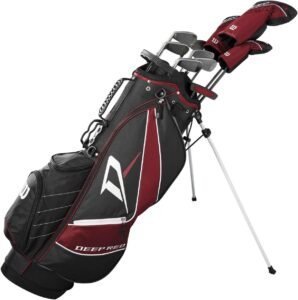 Wilson Deep Red Tour Complete Set with Stand Bag