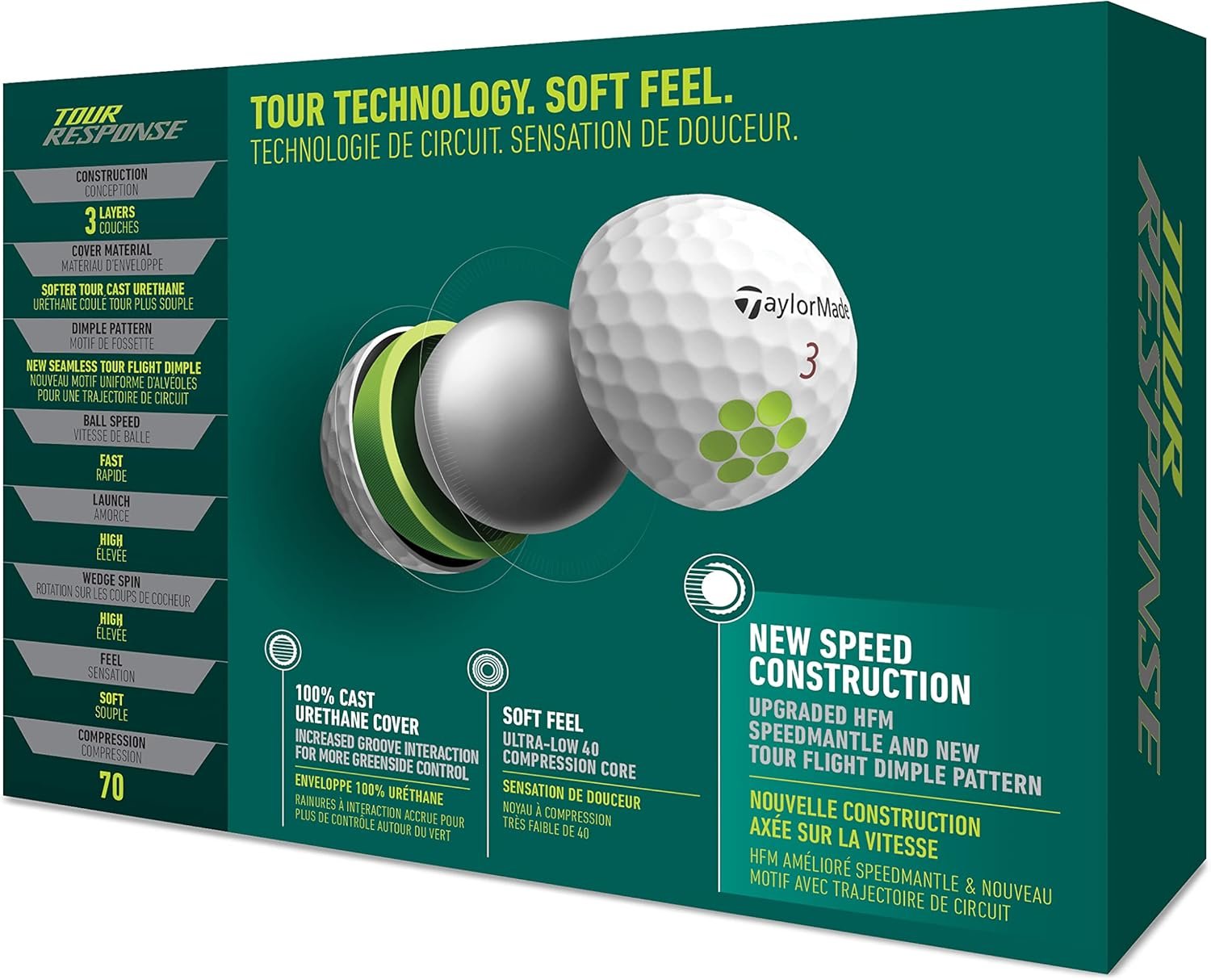 TaylorMade Tour Response Golf Balls TaylorMade Tour Response Golf Balls