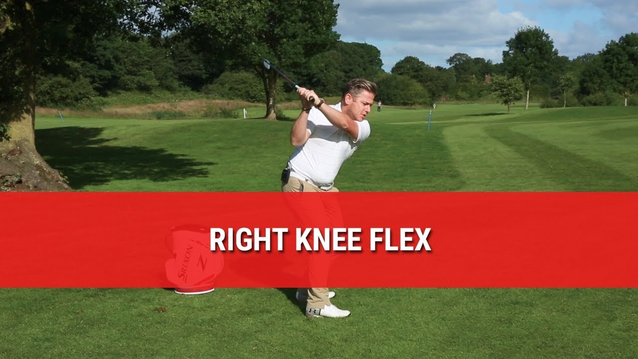 Improve Right Knee Flex In The Backswing - Golf Swing Tips - DWG