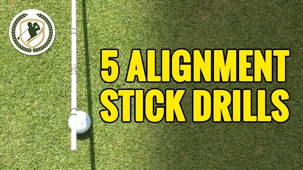 5 SIMPLE GOLF DRILLS WITH ALIGNMENT STICKS TO IMPROVE YOUR ACCURACY! 5 SIMPLE GOLF DRILLS WITH ALIGNMENT STICKS TO IMPROVE YOUR ACCURACY!